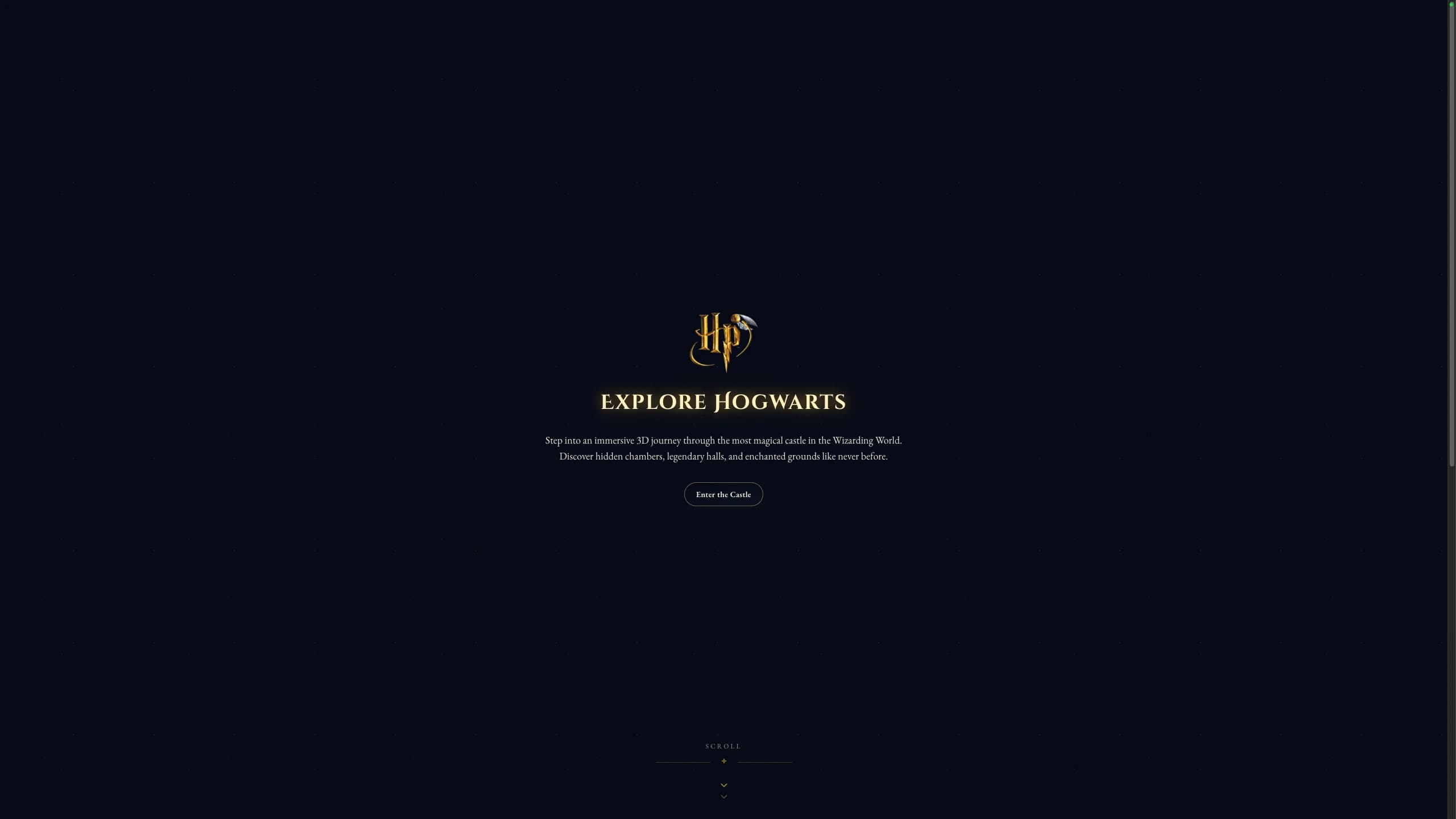 Hogwarts 3D map exploration