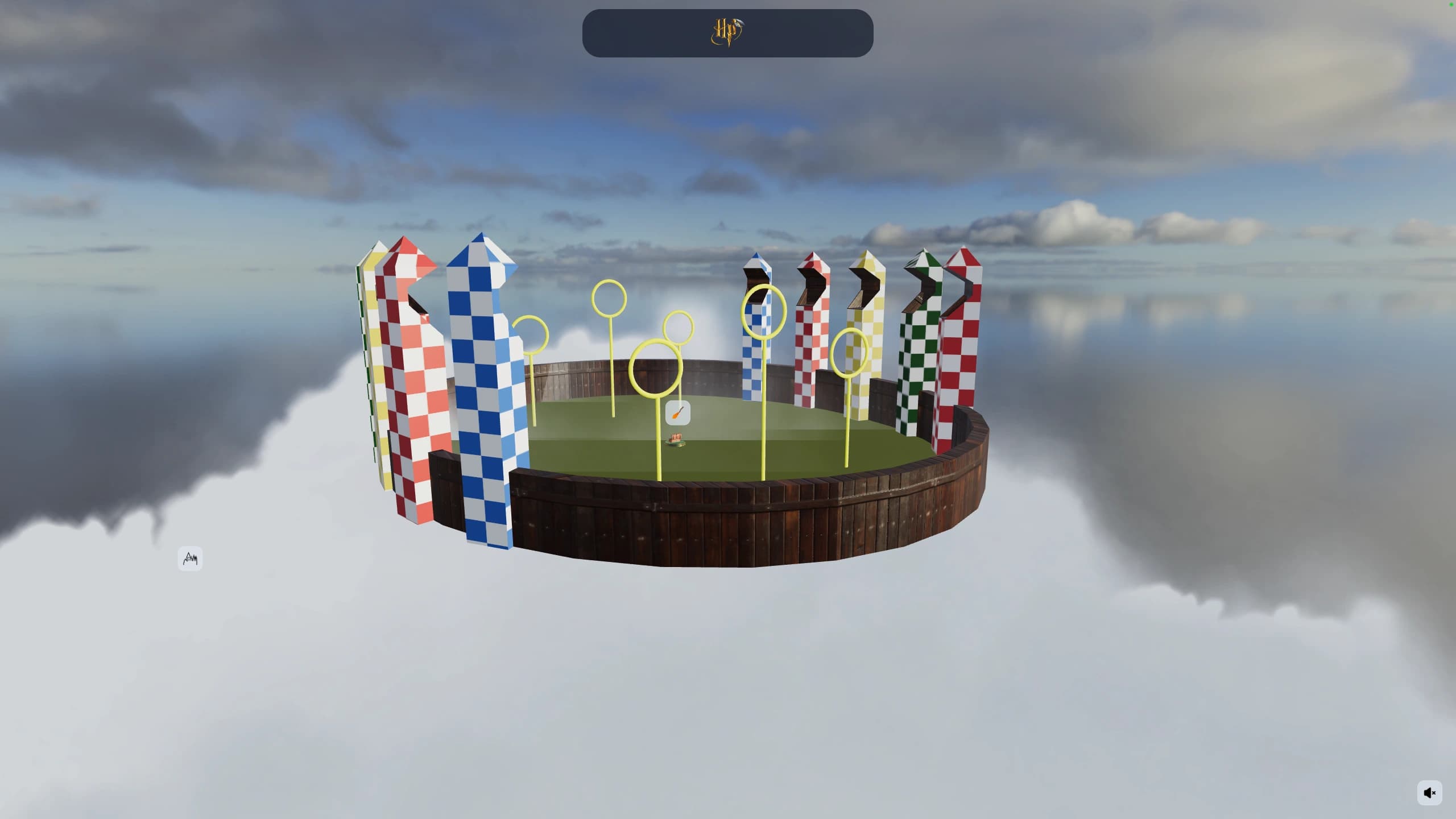 Hogwarts 3D map detail