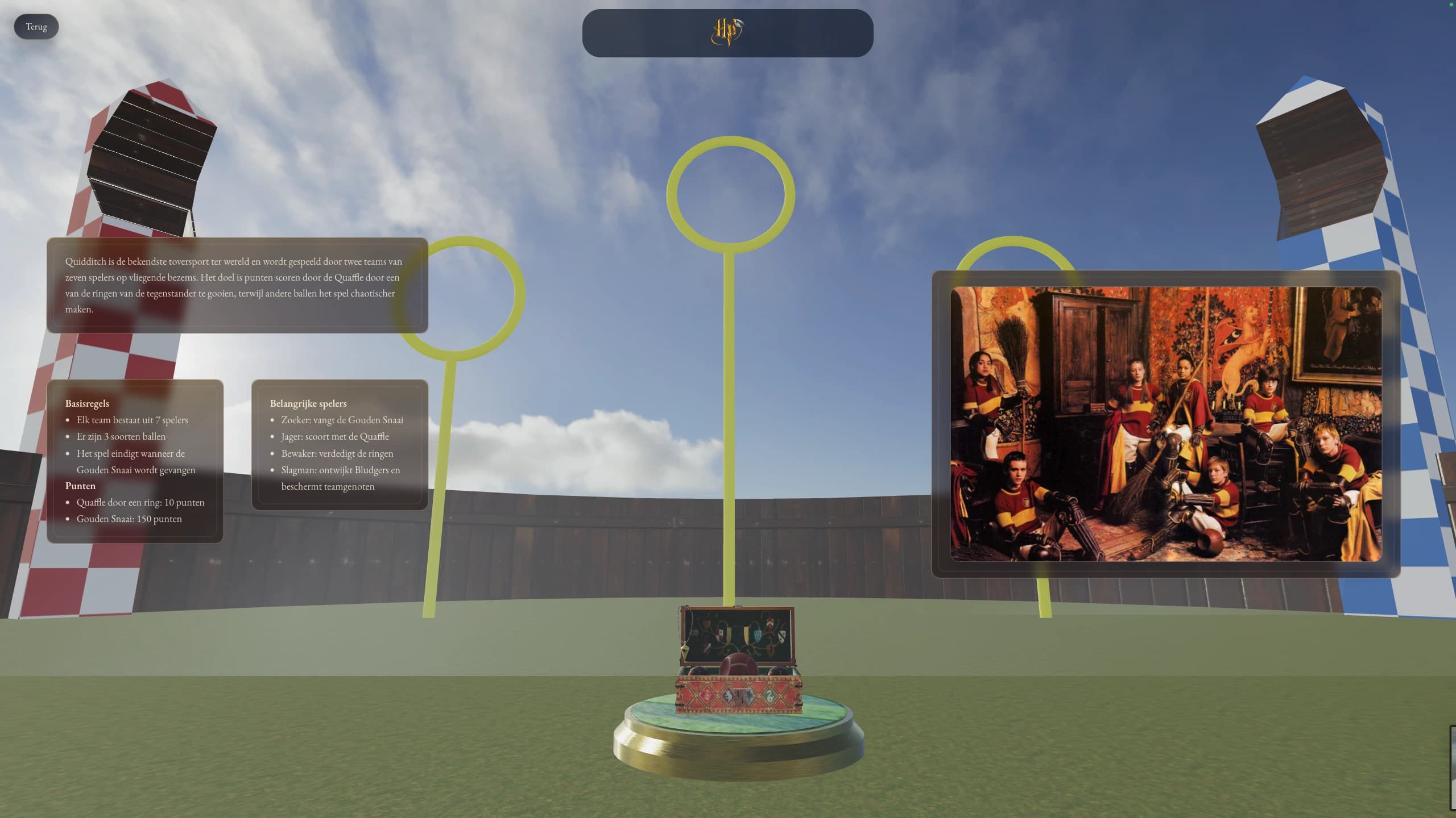 Hogwarts 3D map detail
