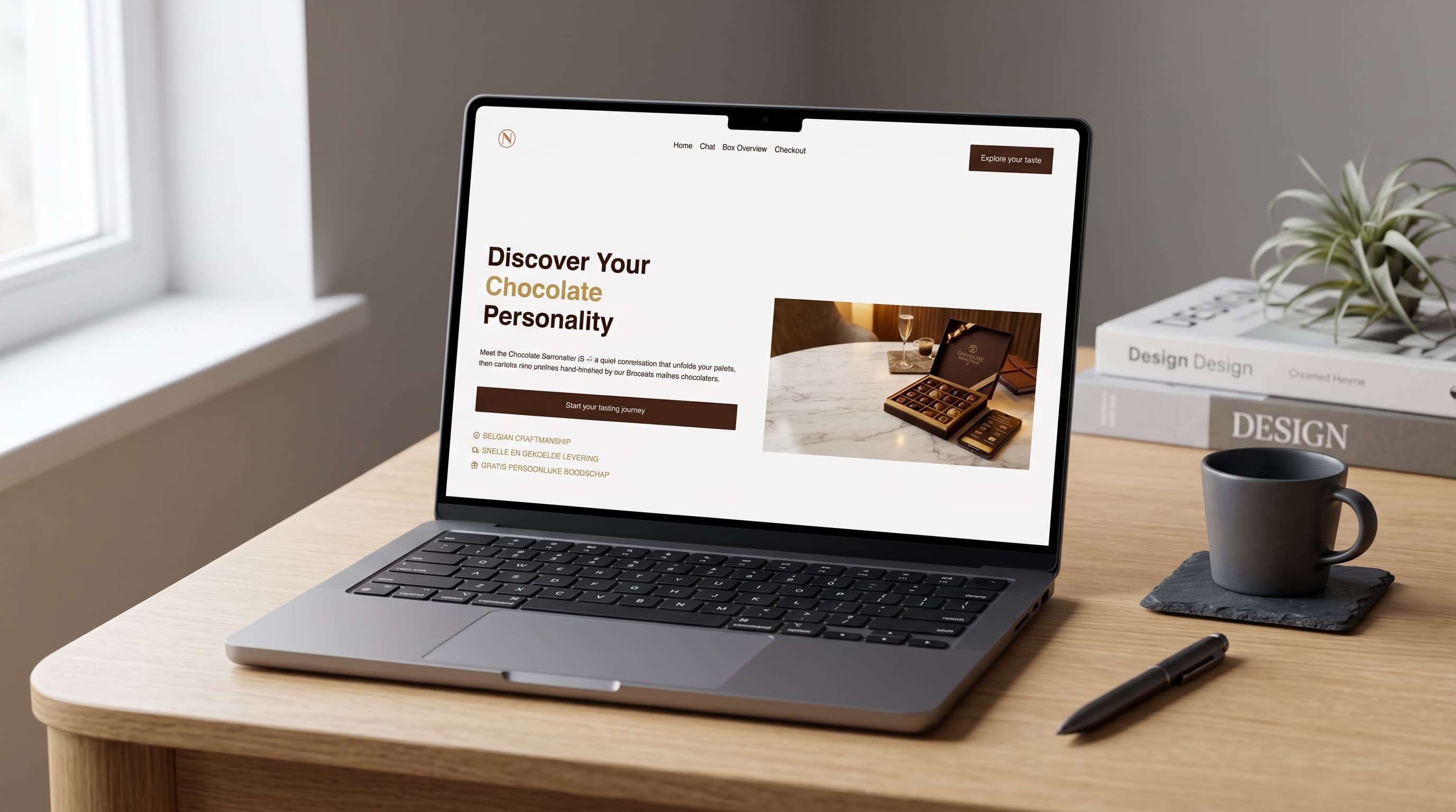 Chocolate Sommelier homepage